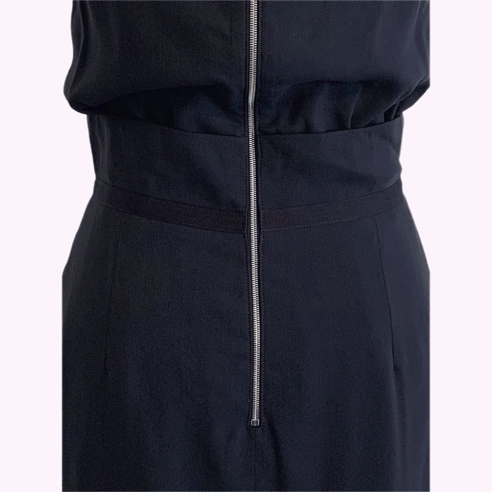 Jenni Kayne | NWOT💎RARE FIND💎Paperbag Pleat Waist Mini Dress + Pockets Black 2 - Picture 2 of 15